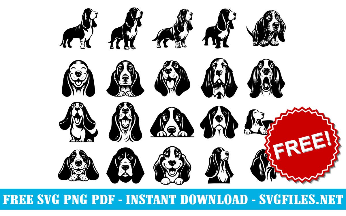 Basset-Hound-Bundle-svg-png-free