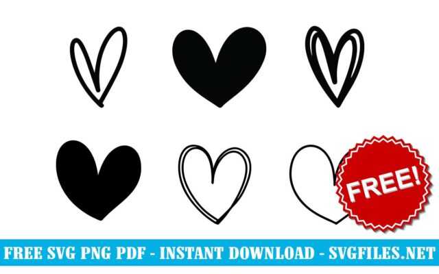 Doodle-Hearts-Handdrawn-svg-png-free