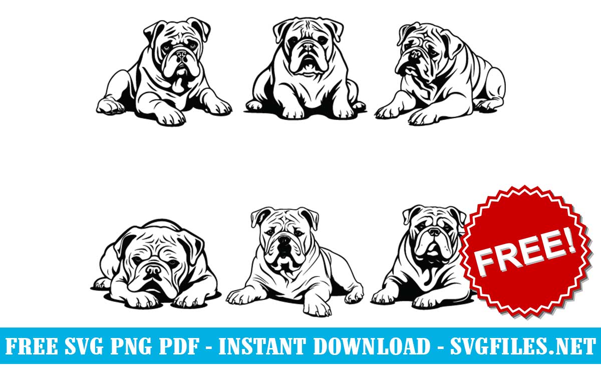 English-Bulldog-Dog-svg-png-free