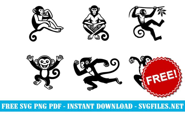 Monkey-Bundle-svg-png-free