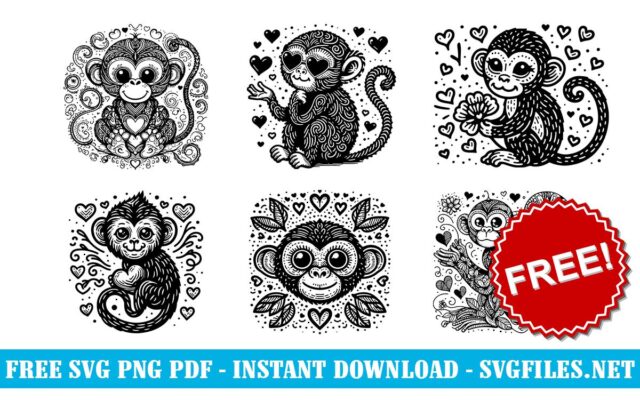 Monkey-Bundle-svg-png-free