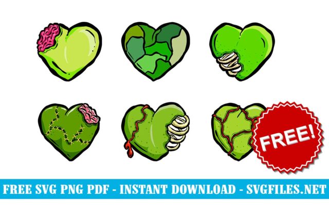 Zombie-Love-Hearts-Green-Halloween-SVG-PNG-Free