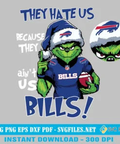 Free Grinch Buffalo Bills SVG PNG - NFL: The Ultimate Fan Fusion