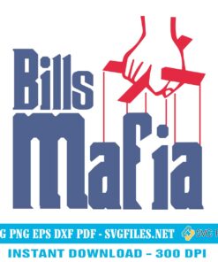 Bills Mafia SVG PNG - The Godfather Buffalo Bills Design