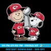 Charlie Brown & Snoopy Go Chiefs SVG PNG - Kansas City Chiefs Designs