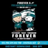 Forever A Philadelphia Eagles Fan SVG PNG, Charlie Brown And Snoopy Designs