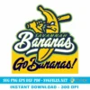 Go Bananas SVG PNG - Savannah Bananas Baseball Designs