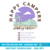 Happy Campers Wedding Edition SVG PNG, Camping Lovers Designs