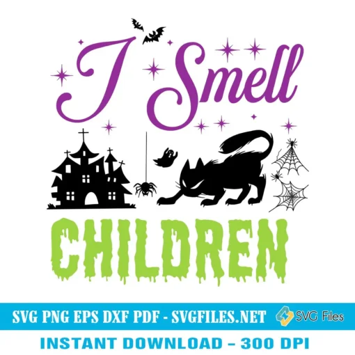 I Smell Children Horror SVG PNG, Halloween Spooky Season Designs