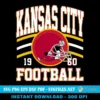 Kansas City Football 1960 SVG PNG, Helmet Vintage Game Day Designs