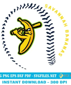 Savannah-Bananas-Baseball-Lover-SVG-PNG-Design