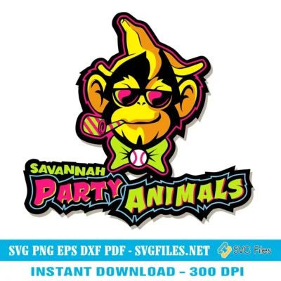 Savannah-Party-Animals-Savannah-Bananas-SVG-PNG-