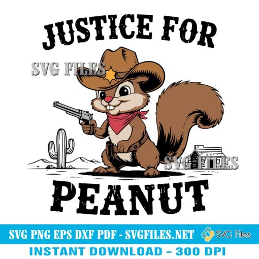 Just For Peanut SVG PNG Peanut The Squirrel