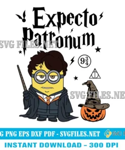 Minions Potter Costume Halloween SVG PNG Designs