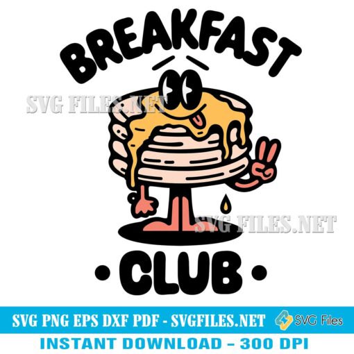 Breakfast-Club-SVG-PNG,-Breakfast-Club-Retro-Vintage