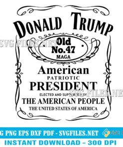 Donald-Trump-Old-47-SVG-PNG-American-Patriotic-President