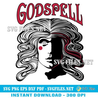 Godspell SVG PNG Design Cut File, Stephen Schwartz,