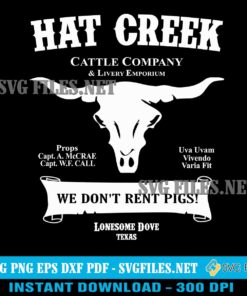 Hat Creek Cattle Company SVG PNG