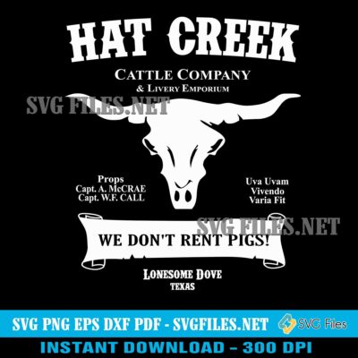 Hat Creek Cattle Company SVG PNG