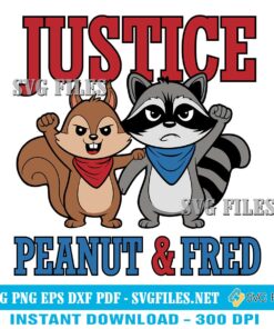 Justice for Peanut & Fred SVG PNG - Peanut The Squirrel