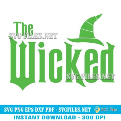 The Wicked 2024 SVG PNG Elphaba Green Designs