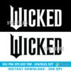 Wicked 2024 film Logo SVG PNG file | Wicked Movie