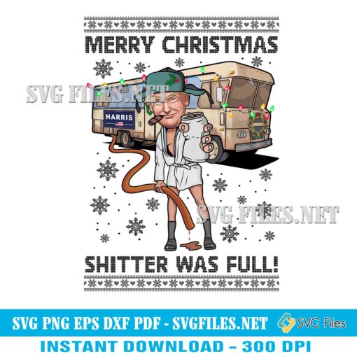 Trump-Merry-Christmas-Shitter-Was-Full-PNG-Design-Clip-Art