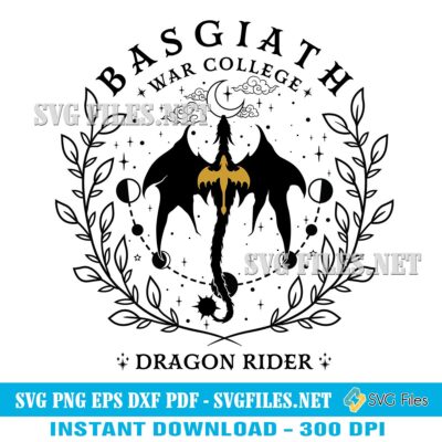 Basgiath War College Dragon Rider SVG PNG| Fourth Wing Design