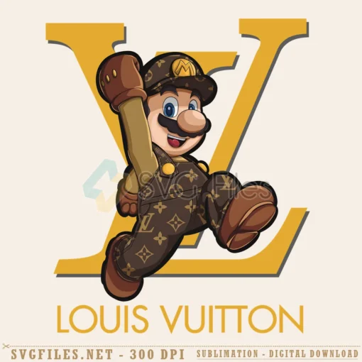 Mario Louis Vuitton PNG