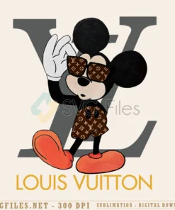 Mickey Mouse Louis Vuitton PNG