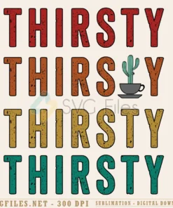 Thirsty Cactus SVG