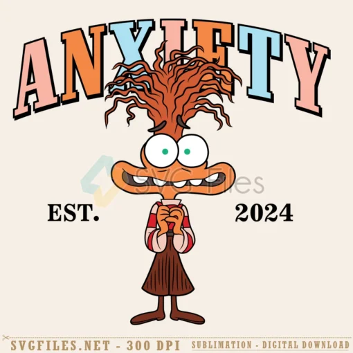 Disney Anxiety Est 2024 SVG PNG Design