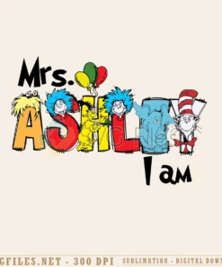 Personalized Name Dr Seuss PNG